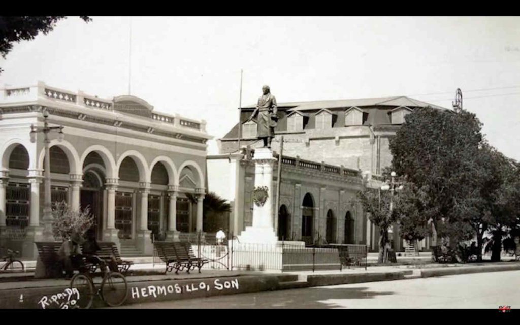 La estatua principal del Boulevard Hidalgo de Hermosillo